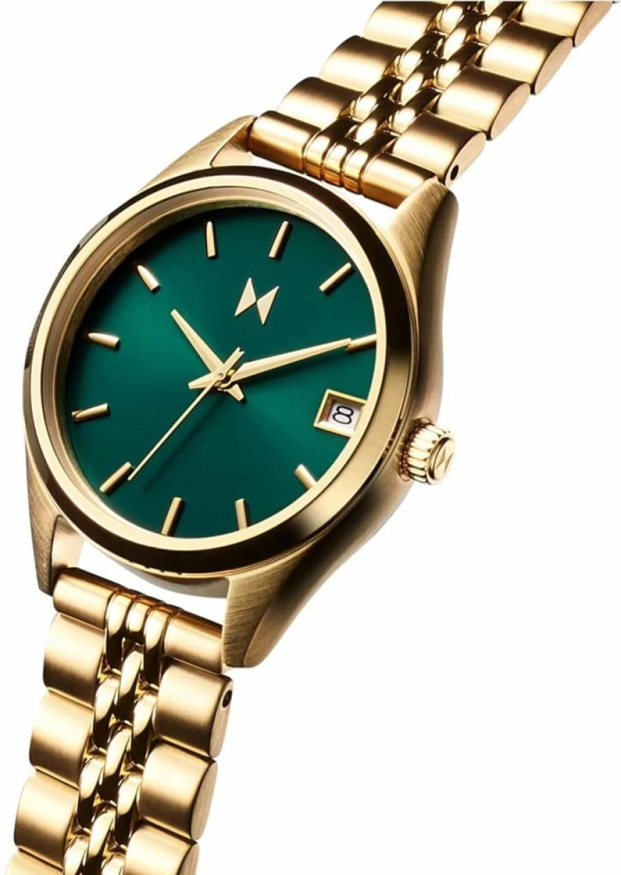 MVMT Women's Rise Minimalist Vintage Watch - 30mm Stainless Steel Bracelet, 5ATM Water Resistant Quartz Timepiece