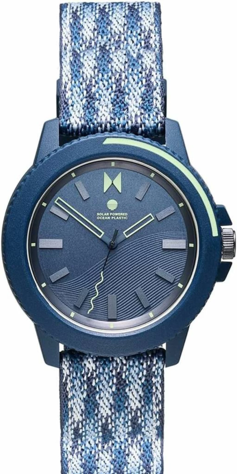 MVMT Unisex Blue Ocean Plastic Watch 38mm - Sustainable Eco-Friendly Timepiece