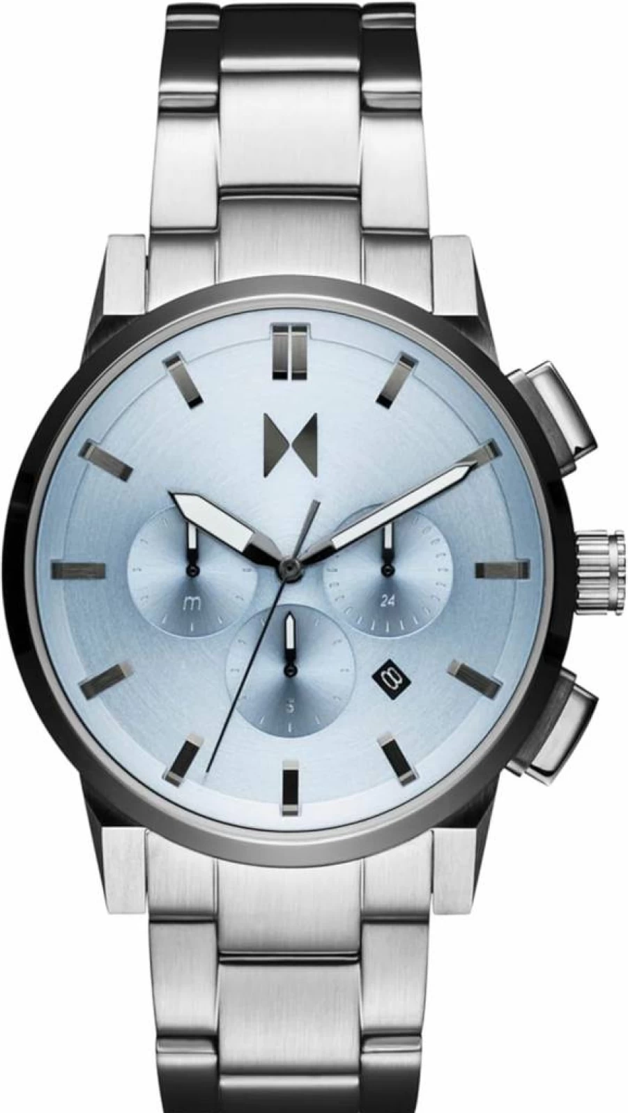 MVMT Chrono II Men's Ceramic Bracelet Watch - Water Resistant Minimalist Chronograph, Stylish Gift for Men
